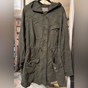 Torrid Olive Utility Jacket